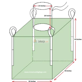 Big bagi, Bulk bag, FIBC - 2200 lbc, różne rodzaje