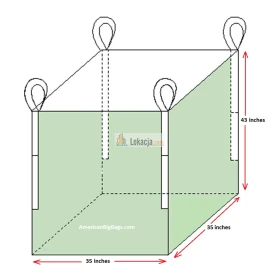 Big bagi, Bulk bag, FIBC - 2200 lbc, różne rodzaje